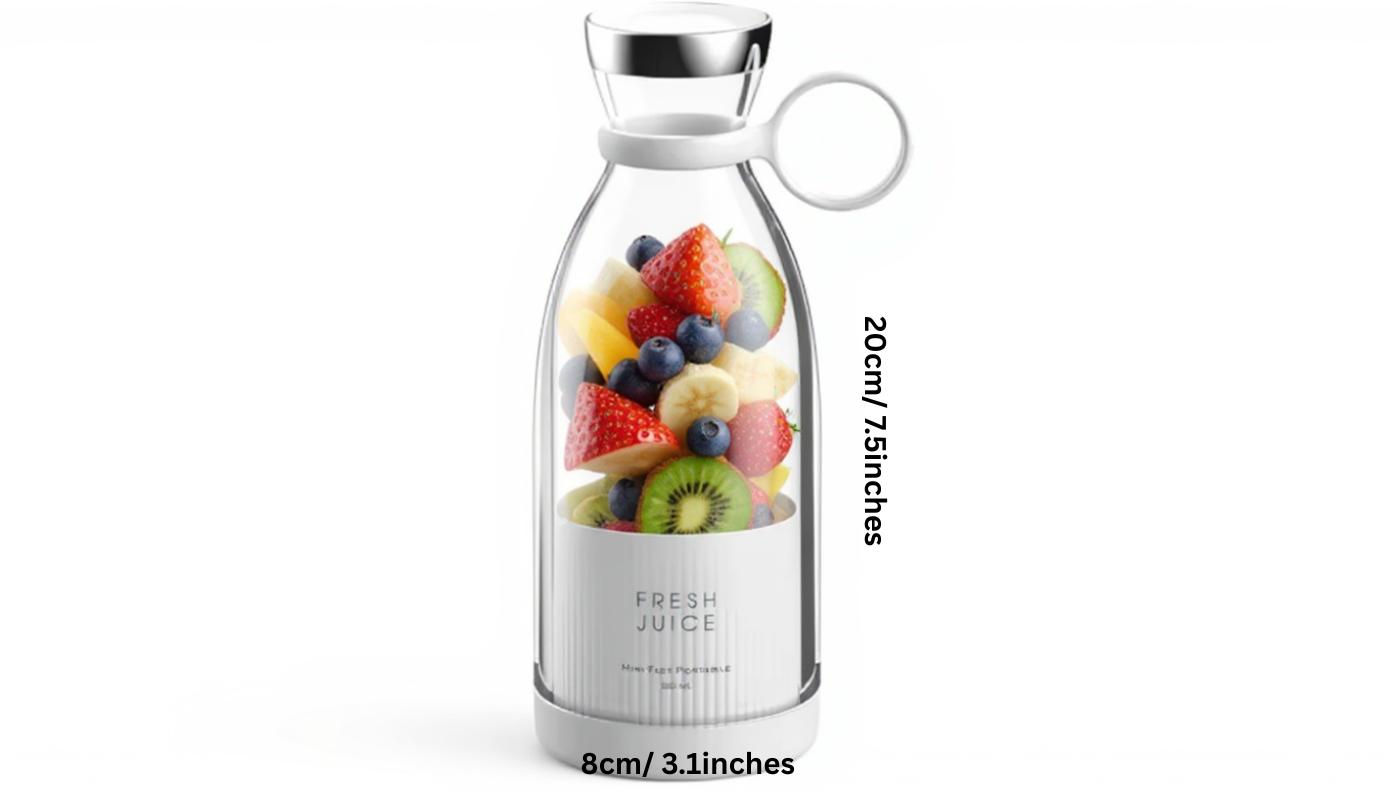 On-The-Go Compact Electric Blender Bottle – Fresh Juice Maker